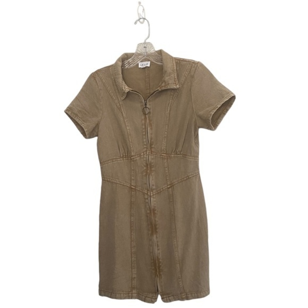 Le Lis denim mini dress size Small